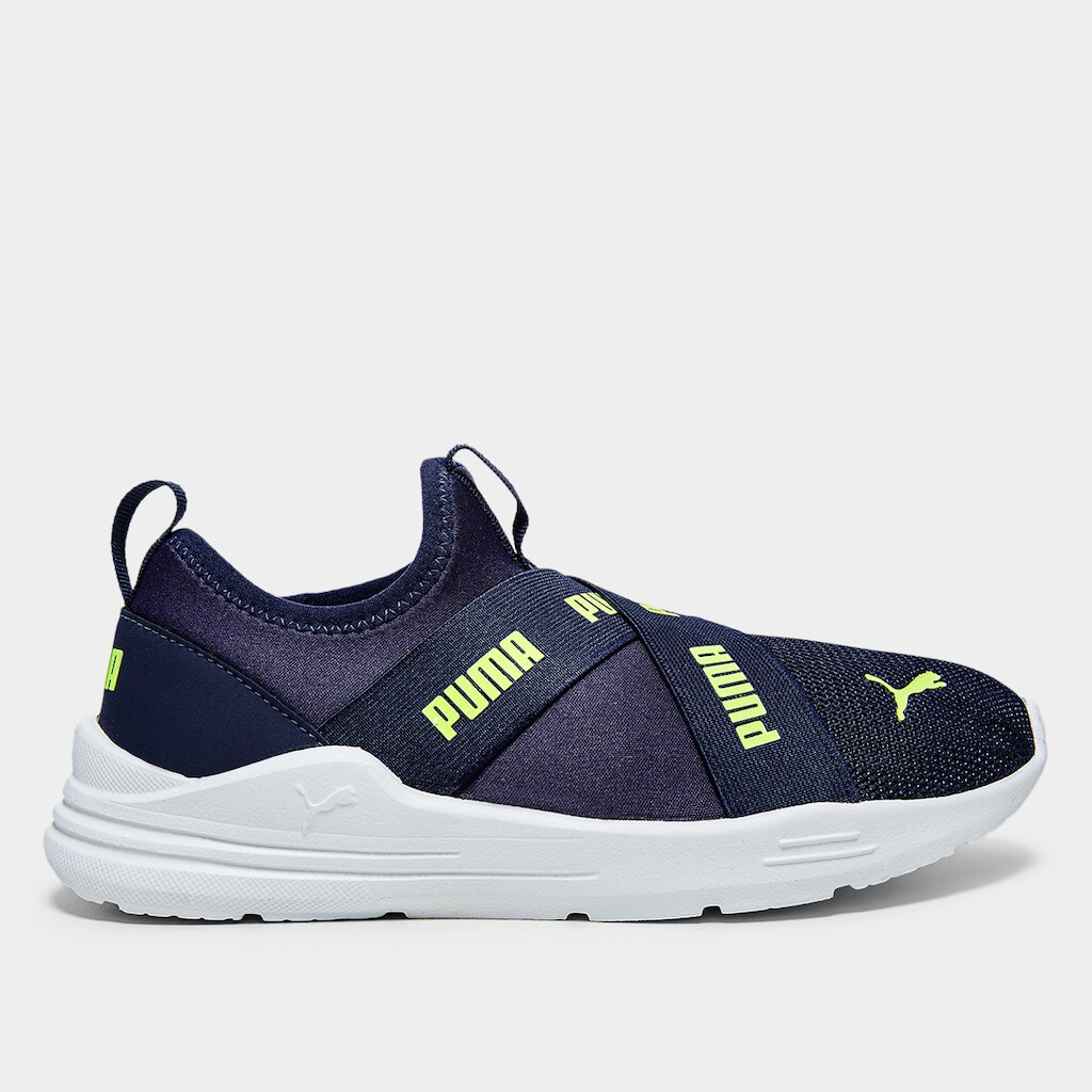 Tênis Slip On Infantil Puma Wired Run