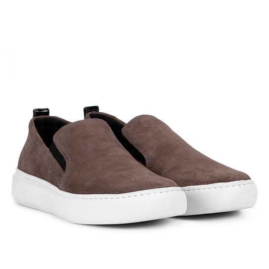 Tênis Slip On Jorge Bishoff - Marrom