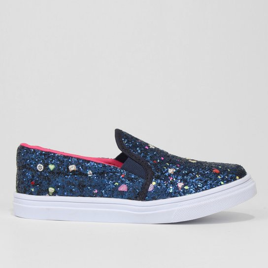 Tênis Slip On Juvenil Kurz Special Glitter Menina - Marinho é ruim? Tênis Slip On Juvenil Kurz Special Glitter Menina - Marinho é boa?