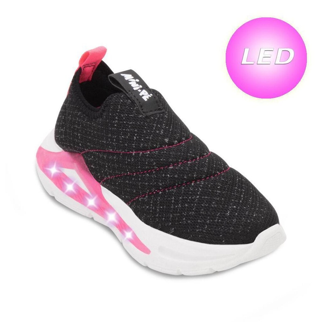 Tênis Slip On LED Mini Pé Infantil MP24-MP2420