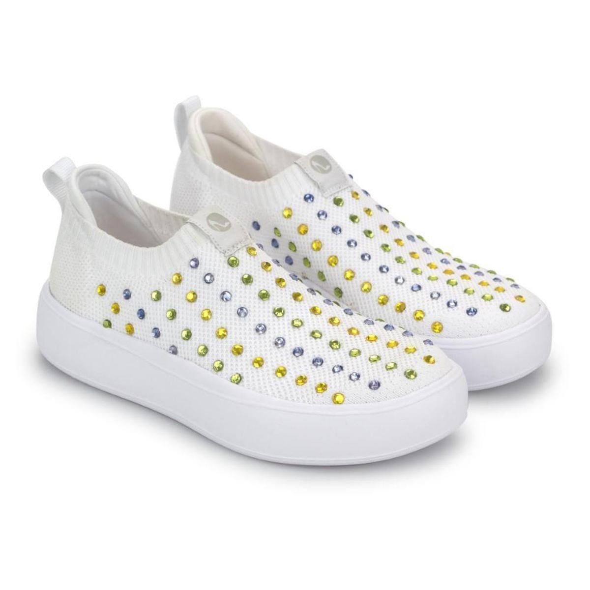 Sapatinho Slip On Selena Ouro Light | Ortofino