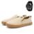 Tênis Slip On Masculino De Elástico Com Relógio 2300 - Bege