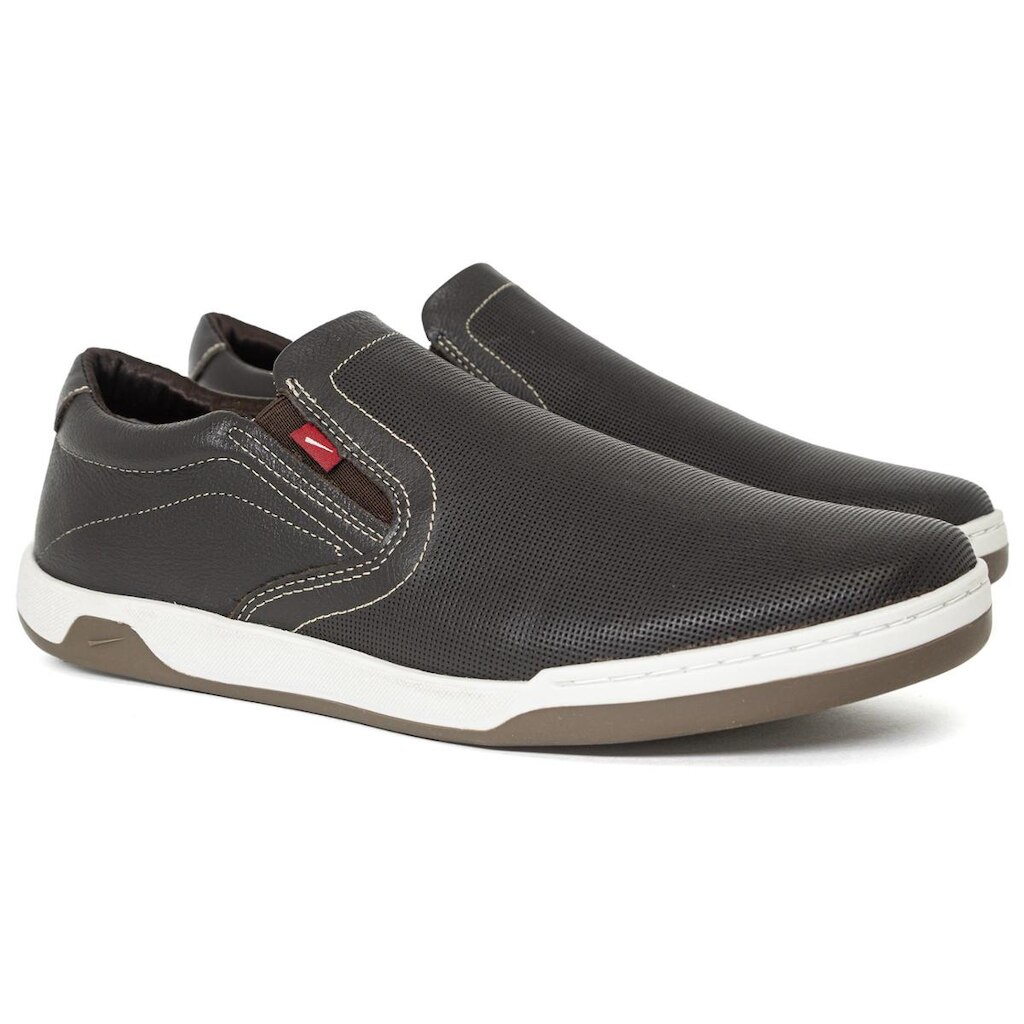 Tênis Slip On Masculino Ferracini Couro