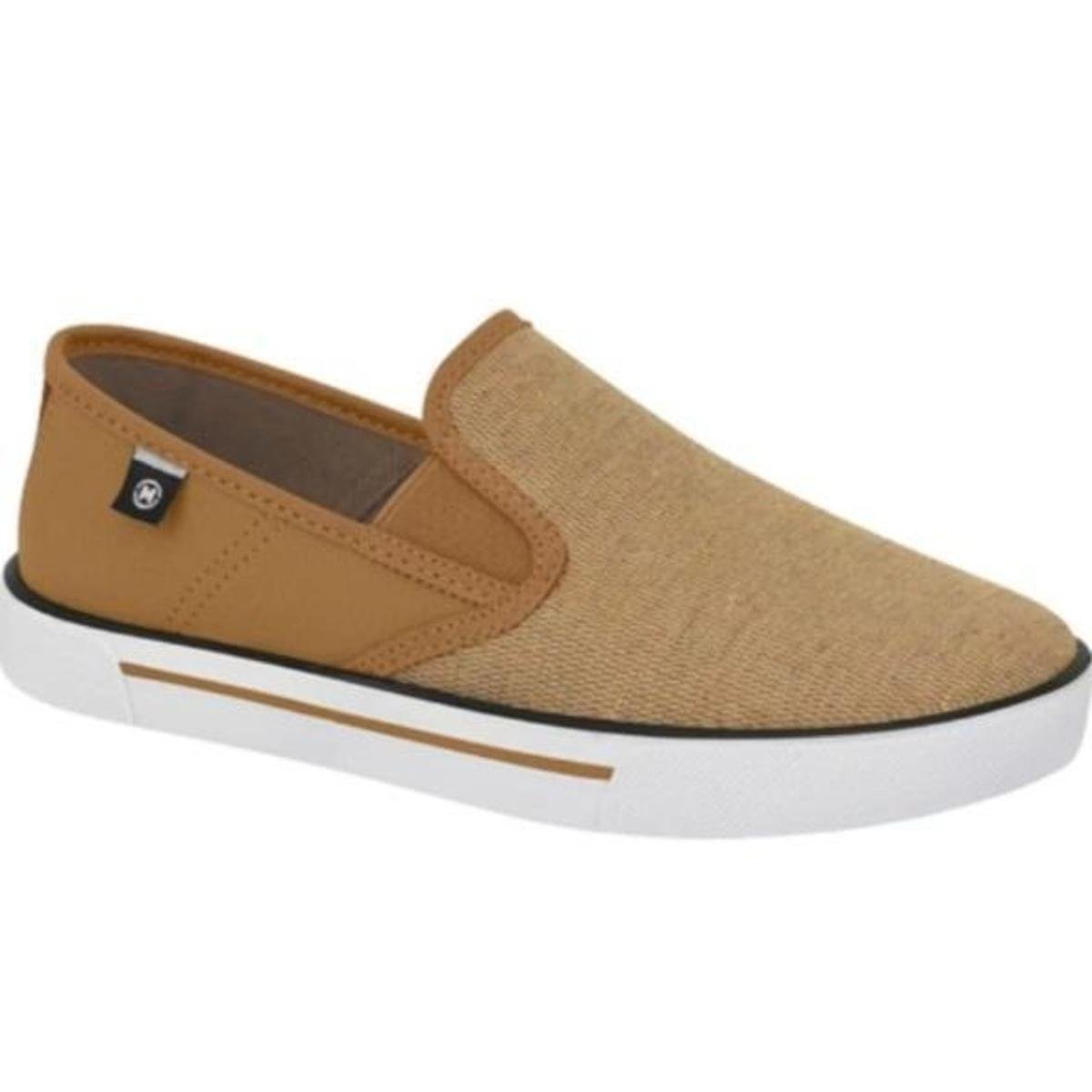 Tênis Slip On Menino Molekinho Pinhão/Caramelo 2801.641 - Caramelo |  Netshoes