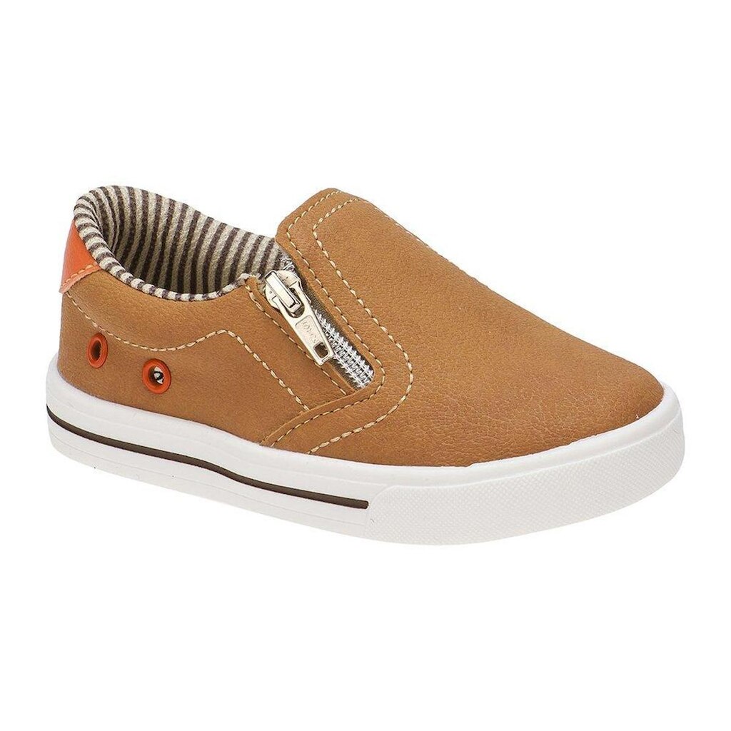 Tênis Slip On Menino Pequito Iate Zíper