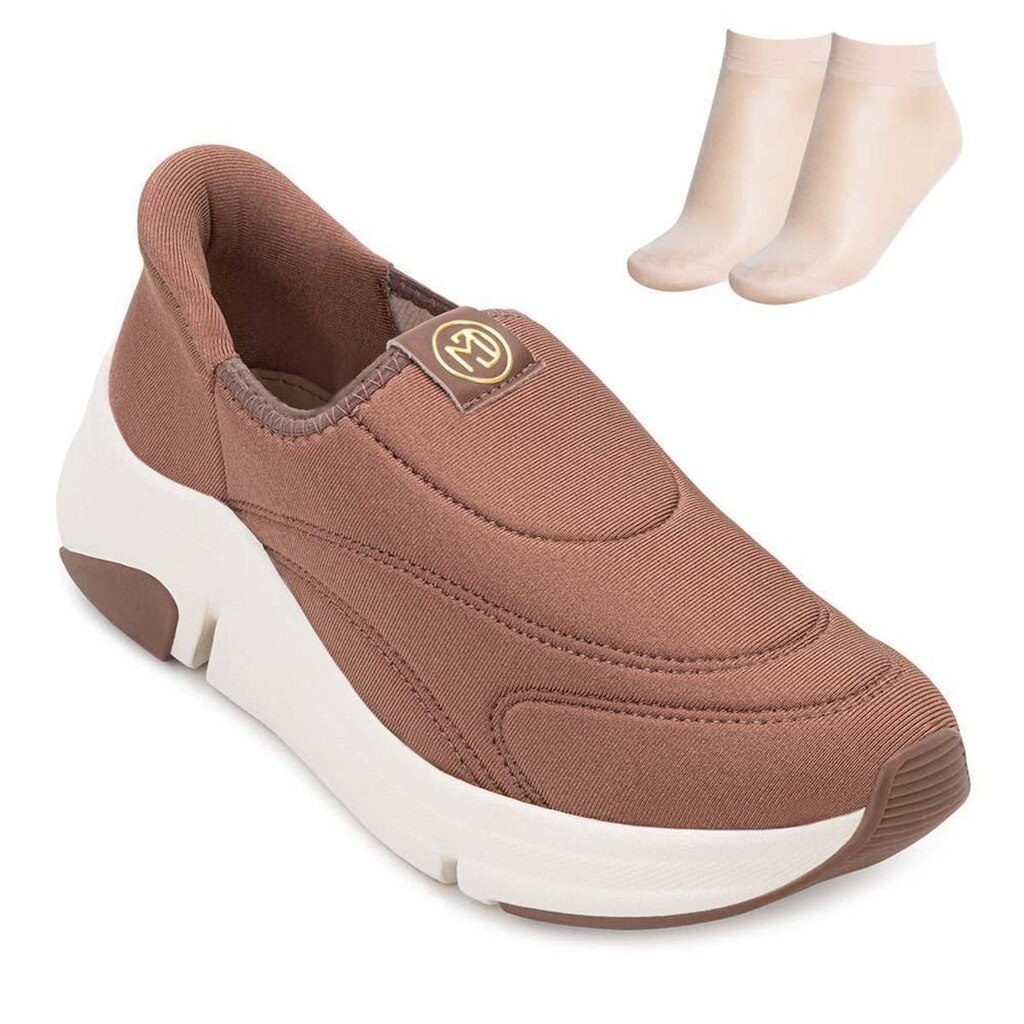 Tênis Slip On Modare M-B e Meia MD25-74011