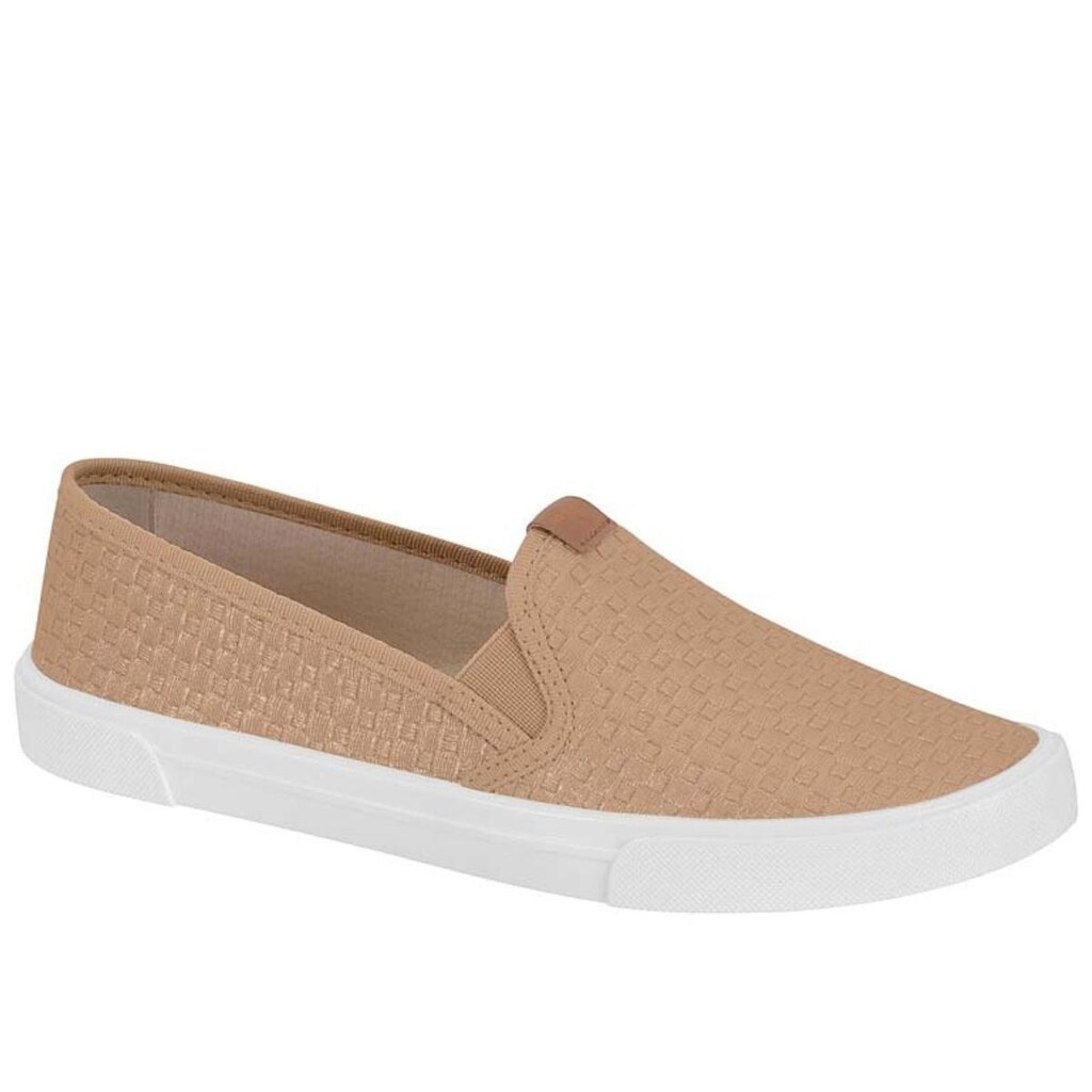 Tênis Slip On Moleca Confortável Feminino Casual
