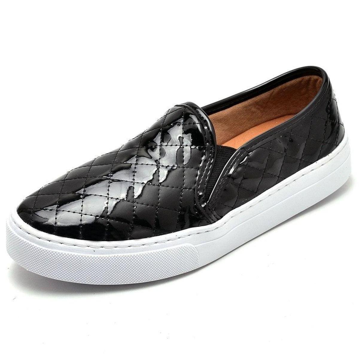 Tênis Slip On Numeraçao Especial Cristaishoes - Preto | Netshoes