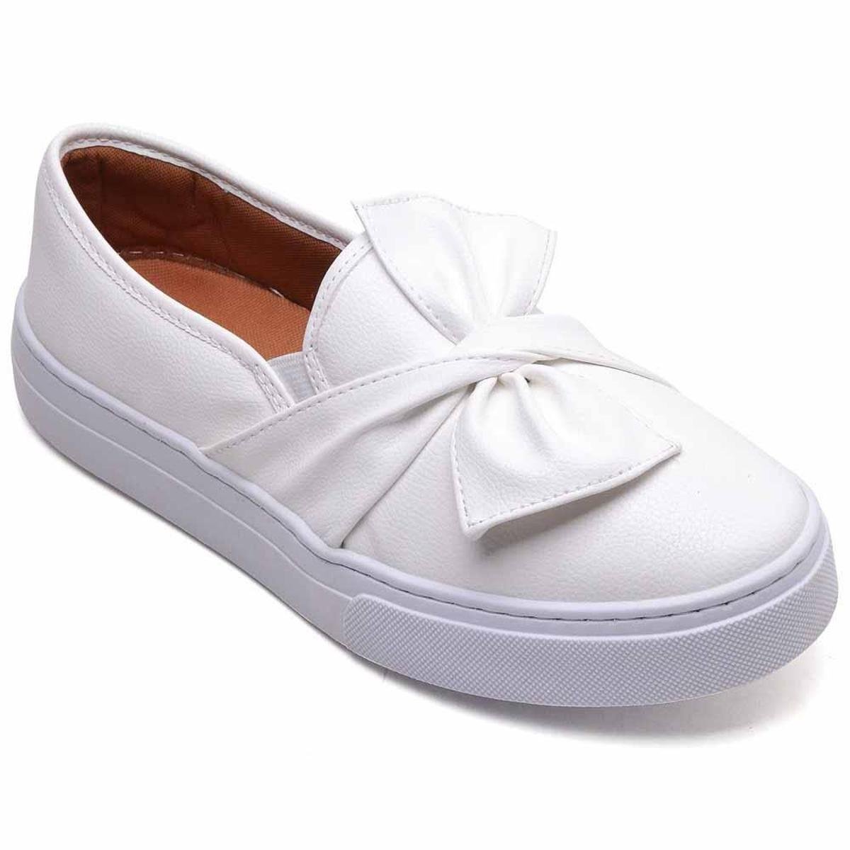 Tênis Slip On Numeraçao Especial Cristaishoes - Branco | Netshoes