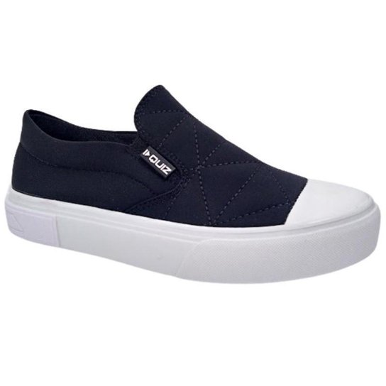 Tênis Slip On Quiz 64.1717 - Preto Menor preço em Tênis Slip On Quiz 64.1717 - Preto
