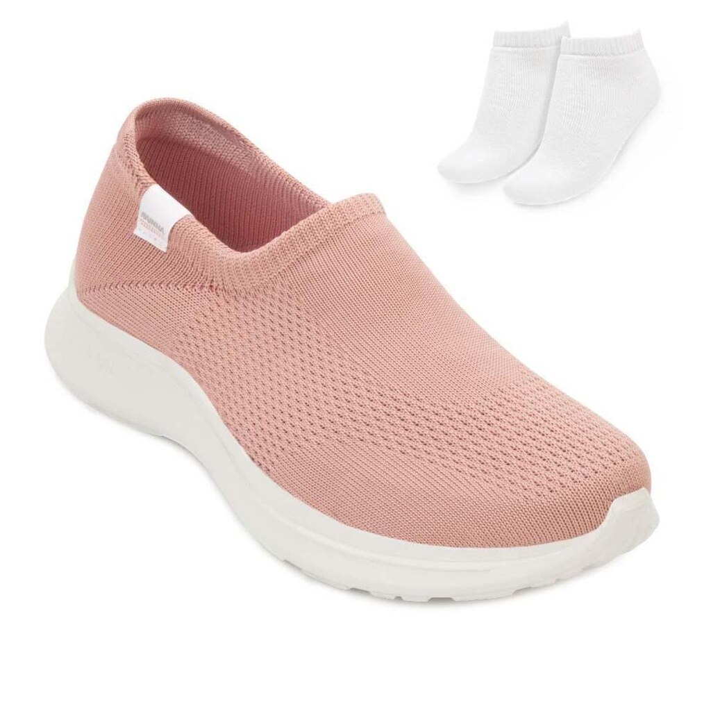 Tênis Slip On Rainha Charm e Meia RN25