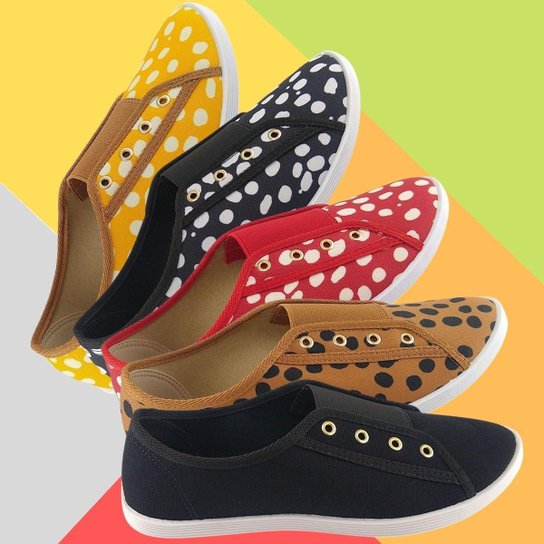 Tênis Slip On Sem Cadarço Beira Rio Feminino Confortável Casual - Vermelho Menor preço em Tênis Slip On Sem Cadarço Beira Rio Feminino Confortável Casual - Vermelho