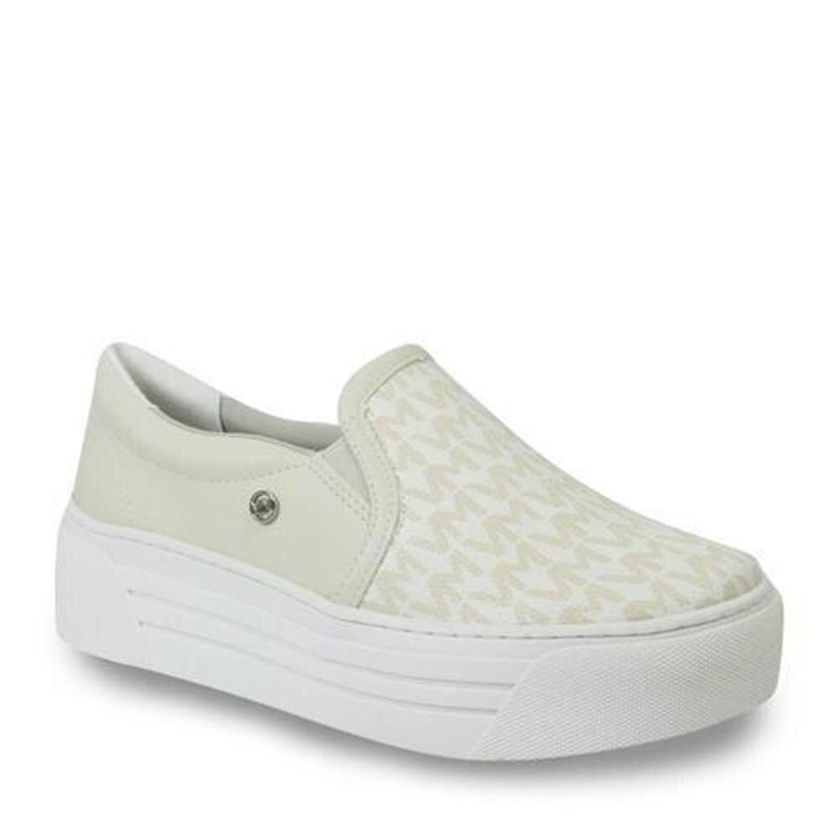 Tênis Slip On Via Marte 20-2577 Flatform - Feminino - Branco | Netshoes