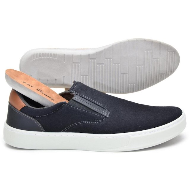 Tênis Sliper Masculino Em Lona - Preto | Netshoes