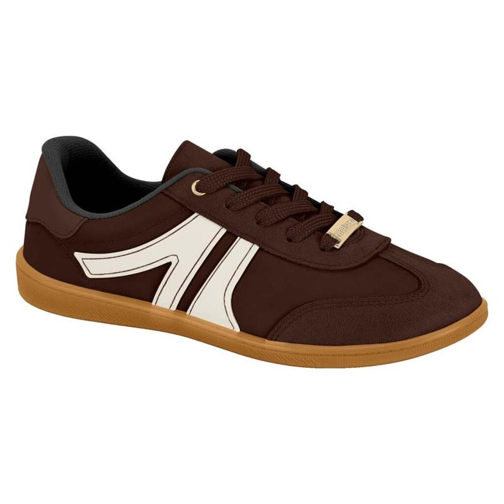Tênis Sneaker Casual Feminino Moleca 5605.472 Camurça Marrom