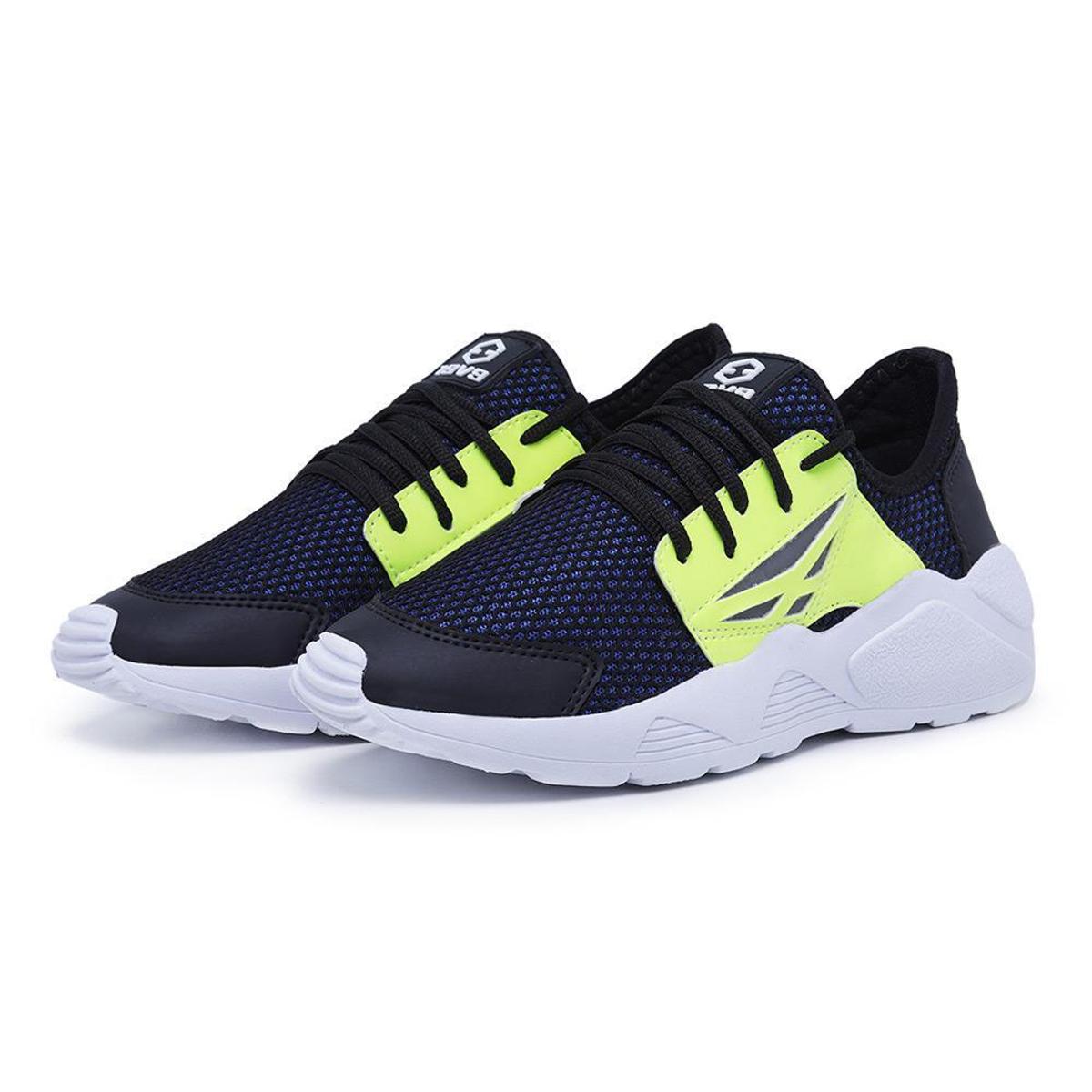 Tenis Sneaker Esportivo Masculino Tecnologia Running System Macio Solado  Resistente - Azul | Netshoes