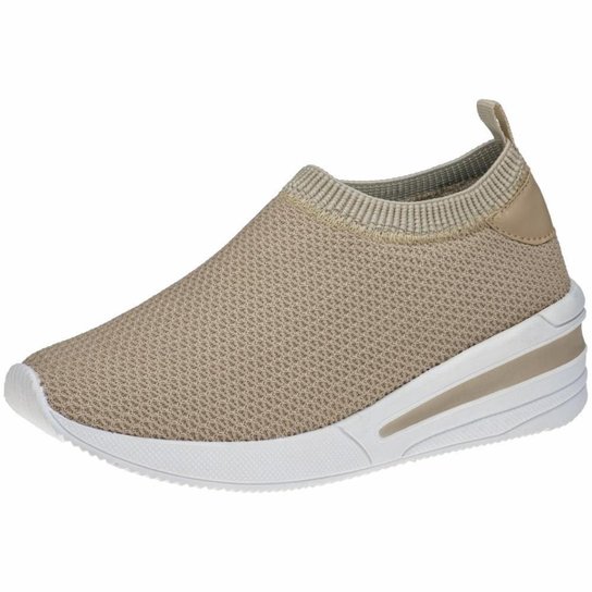 Tênis Sneaker GiGiL Calce Fácil Feminino - Nude Menor preço em Tênis Sneaker GiGiL Calce Fácil Feminino - Nude