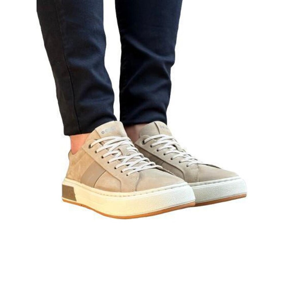 Tênis Sneaker Power Camurça OOIZI Areia