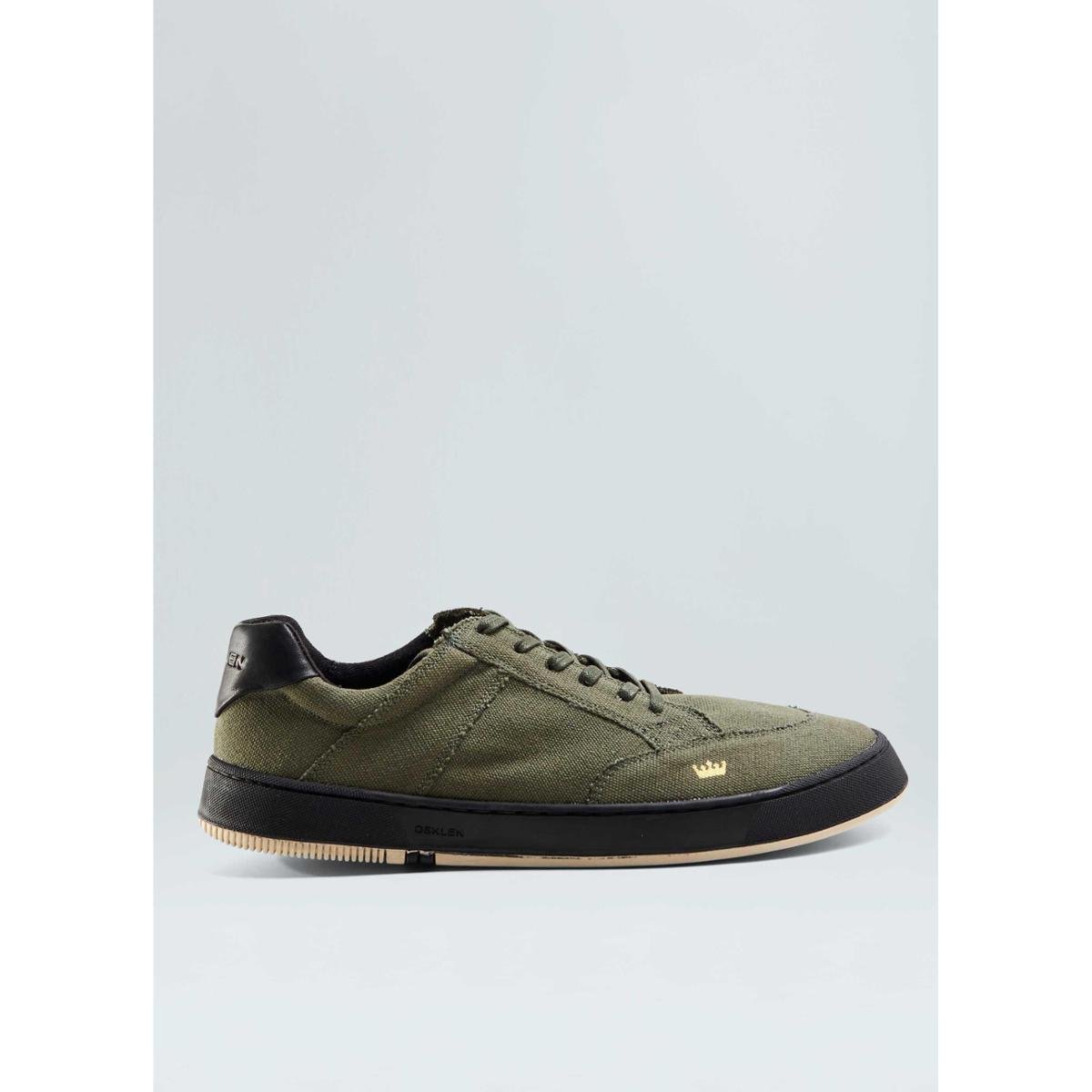 Tênis soho lona black sole OSKLEN Verde Militar Netshoes