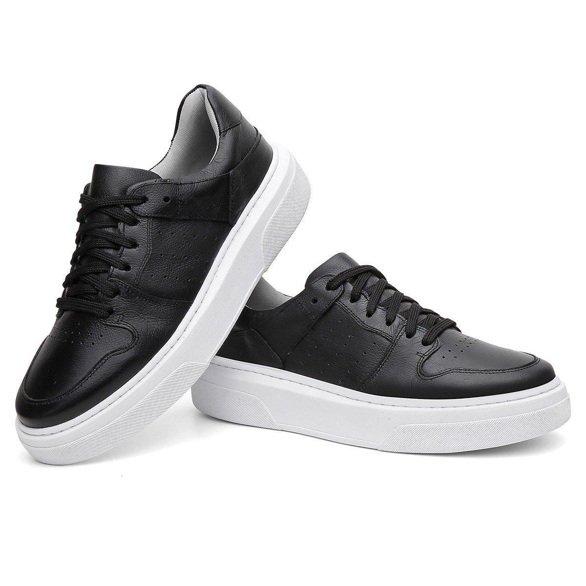 Tenis Sola Alta Centuria Masculino Couro Preto - Preto | Netshoes