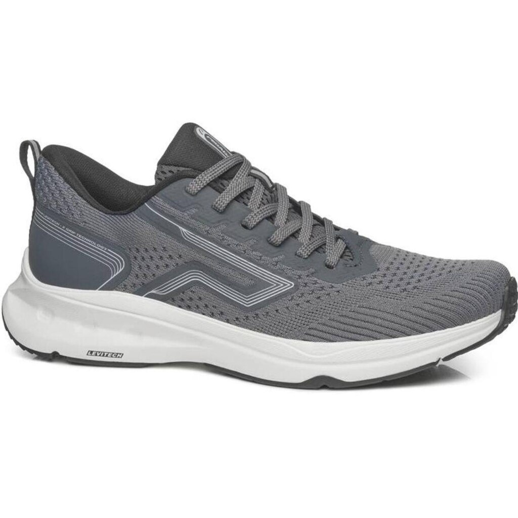 Tênis Sport Masculino Tecido Levitech Macio Pegada 190605