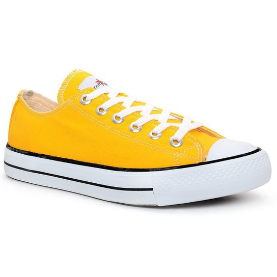 Tenis Star Bult Casual Feminino Classico Macio Conforto - Amarelo Menor preço em Tenis Star Bult Casual Feminino Classico Macio Conforto - Amarelo