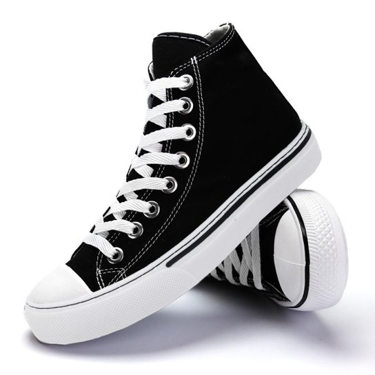 Tenis Star Feet Cano Alto Longo Casual All Botinha Feminina - Preto é ruim? Tenis Star Feet Cano Alto Longo Casual All Botinha Feminina - Preto é boa?