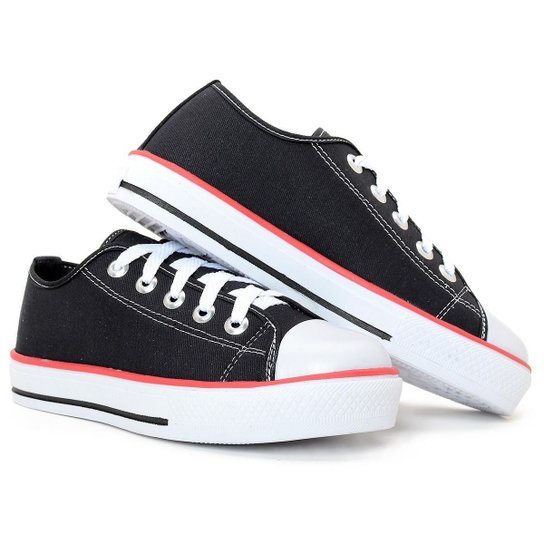 Tênis Star Feminino All Tradicional Original Steinn Fit - Preto Menor preço em Tênis Star Feminino All Tradicional Original Steinn Fit - Preto