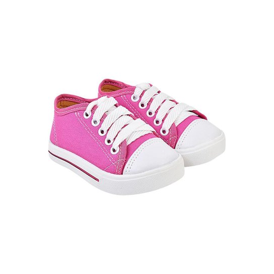 Tenis Star Infantil All Moda Casual Melhor Preço - Pink Menor preço em Tenis Star Infantil All Moda Casual Melhor Preço - Pink