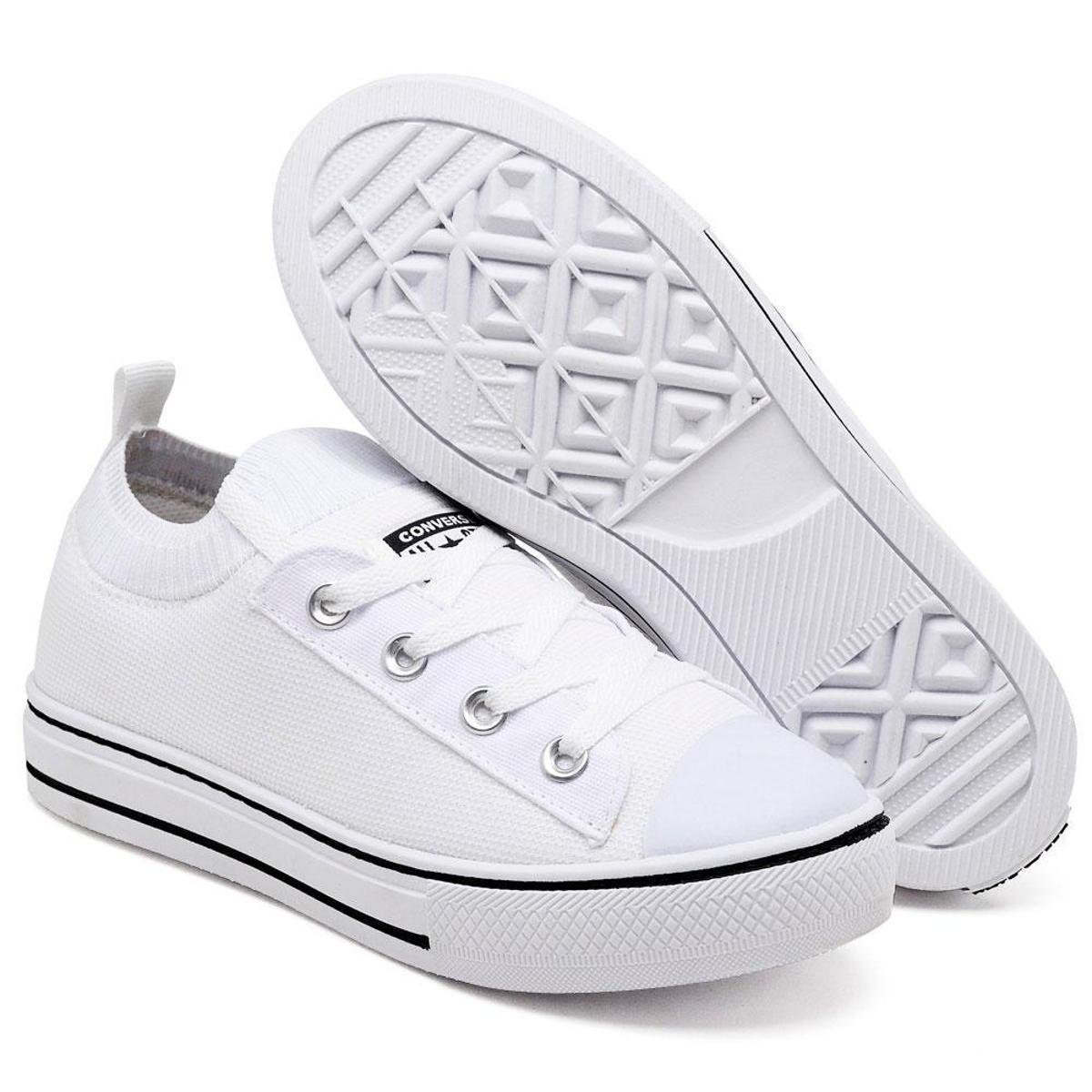 Tênis Star Meia Casual Feminino - Branco | Netshoes