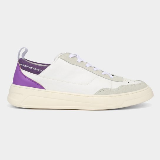Tênis Starter Clean 90 Masculino - Branco+Roxo Menor preço em Tênis Starter Clean 90 Masculino - Branco+Roxo