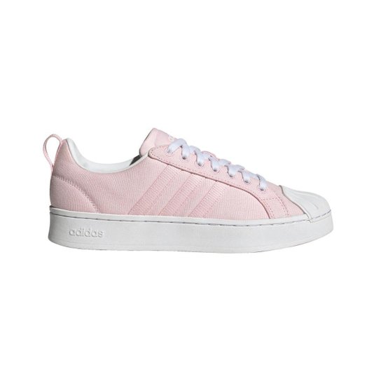 Tênis Streetcheck Cloudfoam Adidas - Rosa+Branco Menor preço em Tênis Streetcheck Cloudfoam Adidas - Rosa+Branco