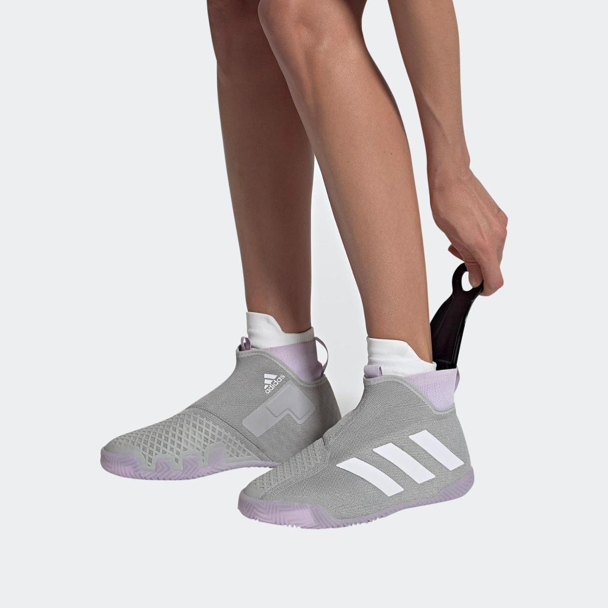 Tênis Stycon Laceless Hard Court Adidas Cinza Netshoes