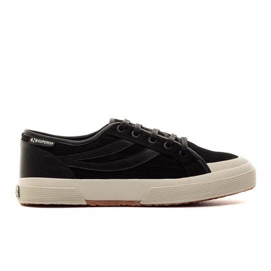Tênis Superga 2750 Suede Cotelê Swallow Tail Black