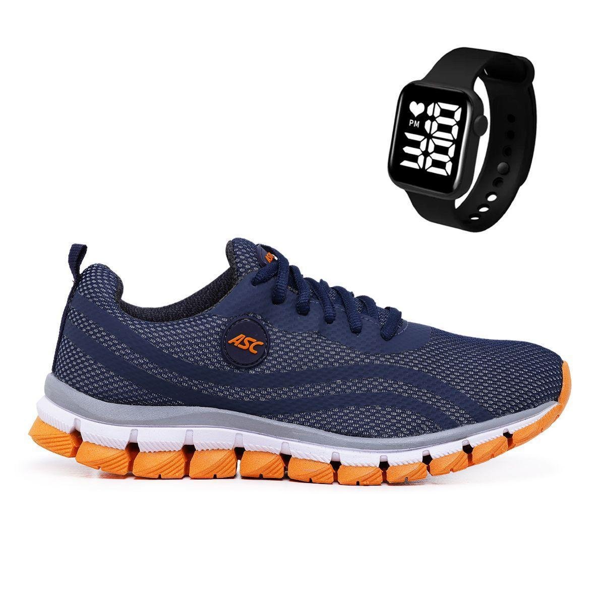 Tênis Tamanho Especial para Academia + Relógio Cor:;Gênero:Masculino;Tamanho:48 Menor preço em Tênis Tamanho Especial para Academia + Relógio Cor:;Gênero:Masculino;Tamanho:48