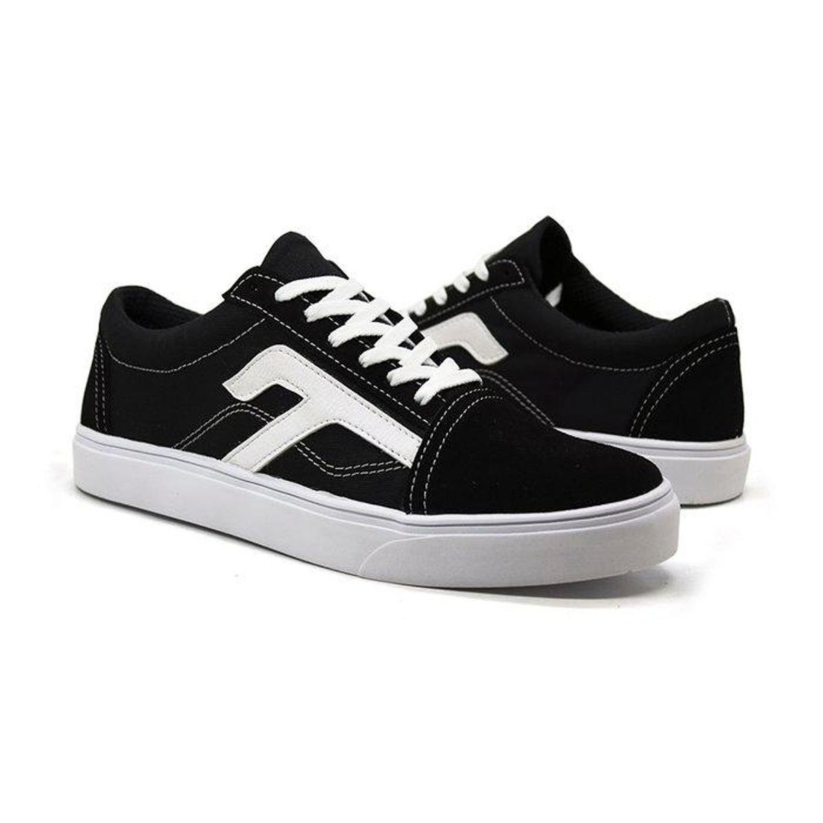 tenis vans old skool preto feminino netshoes