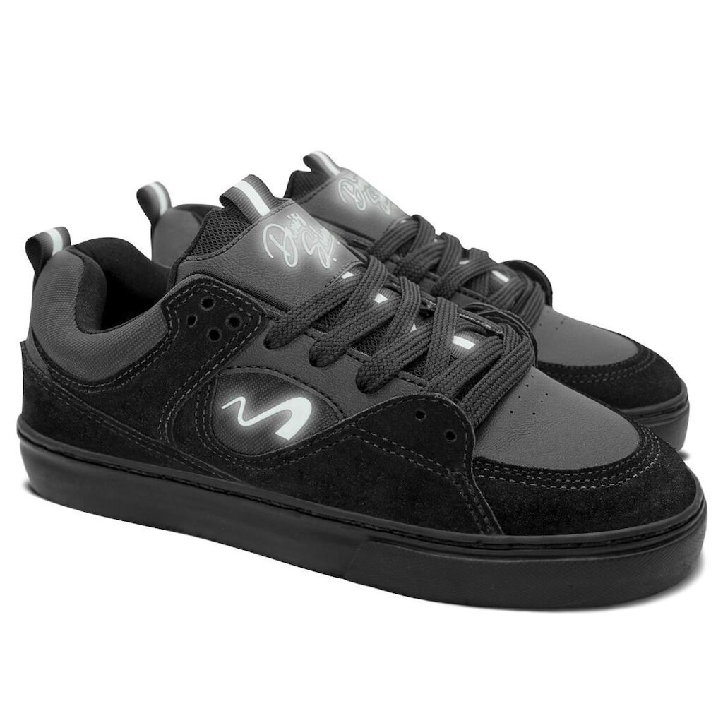 Tênis Tesla Fusion All Black Reflect