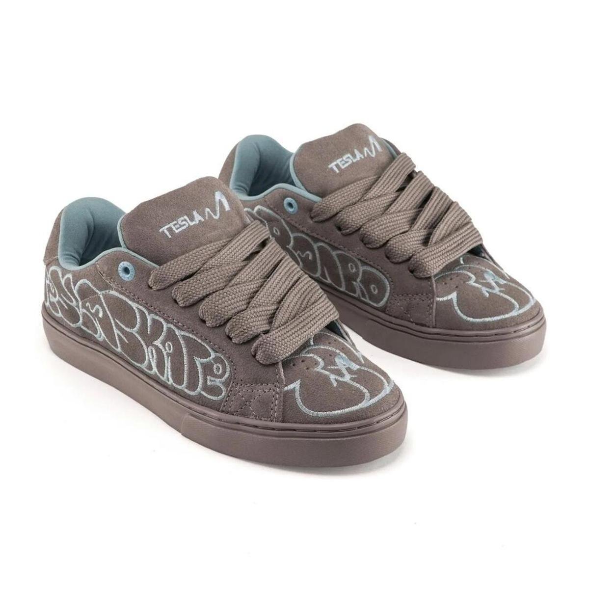 Tênis Tesla Hertz Art Grey Blue - Cinza | Netshoes