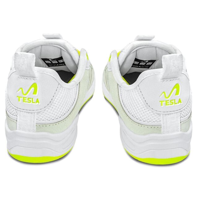 Tênis Tesla Shine White Neon