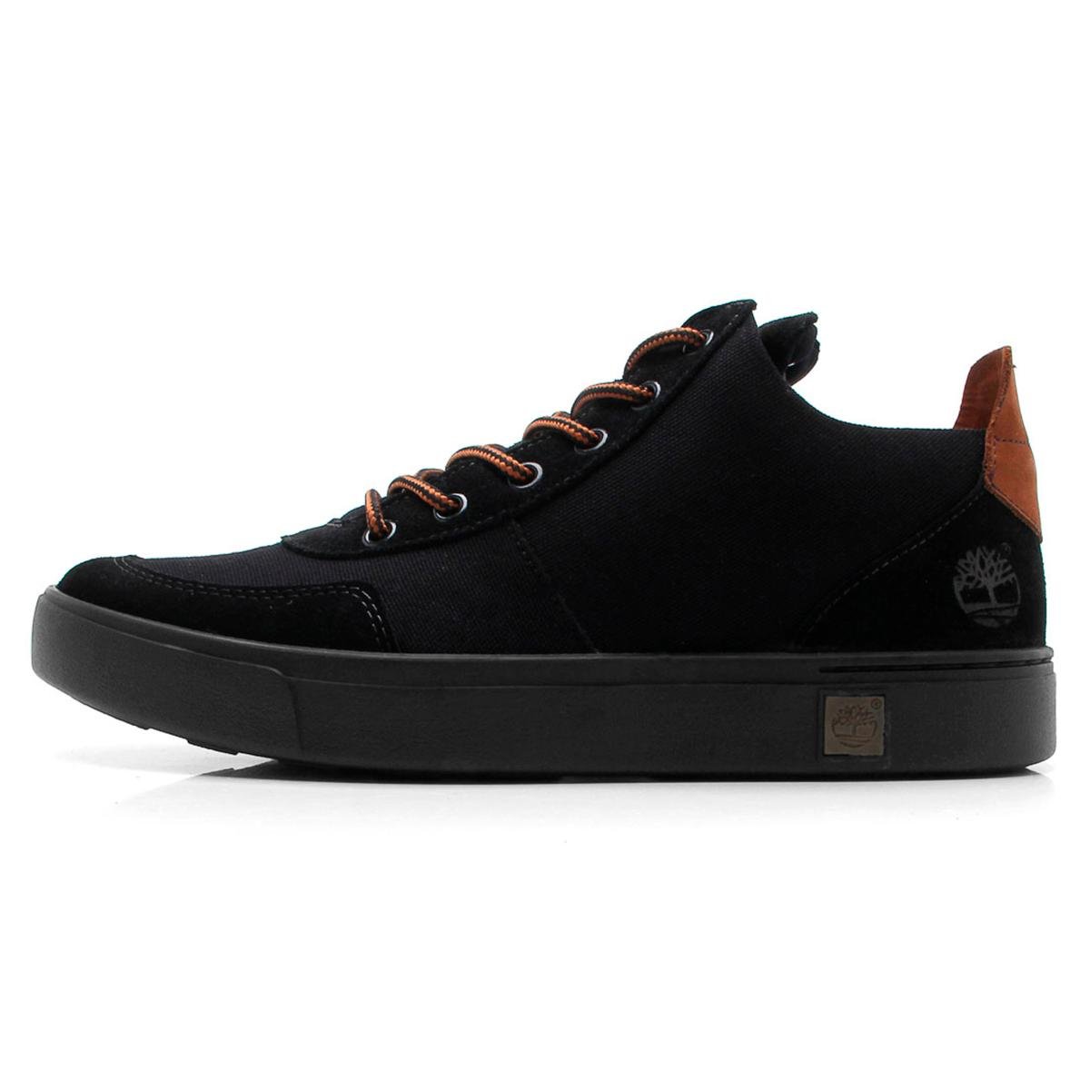 Tênis Timberland Couro Masculino - Preto | Netshoes