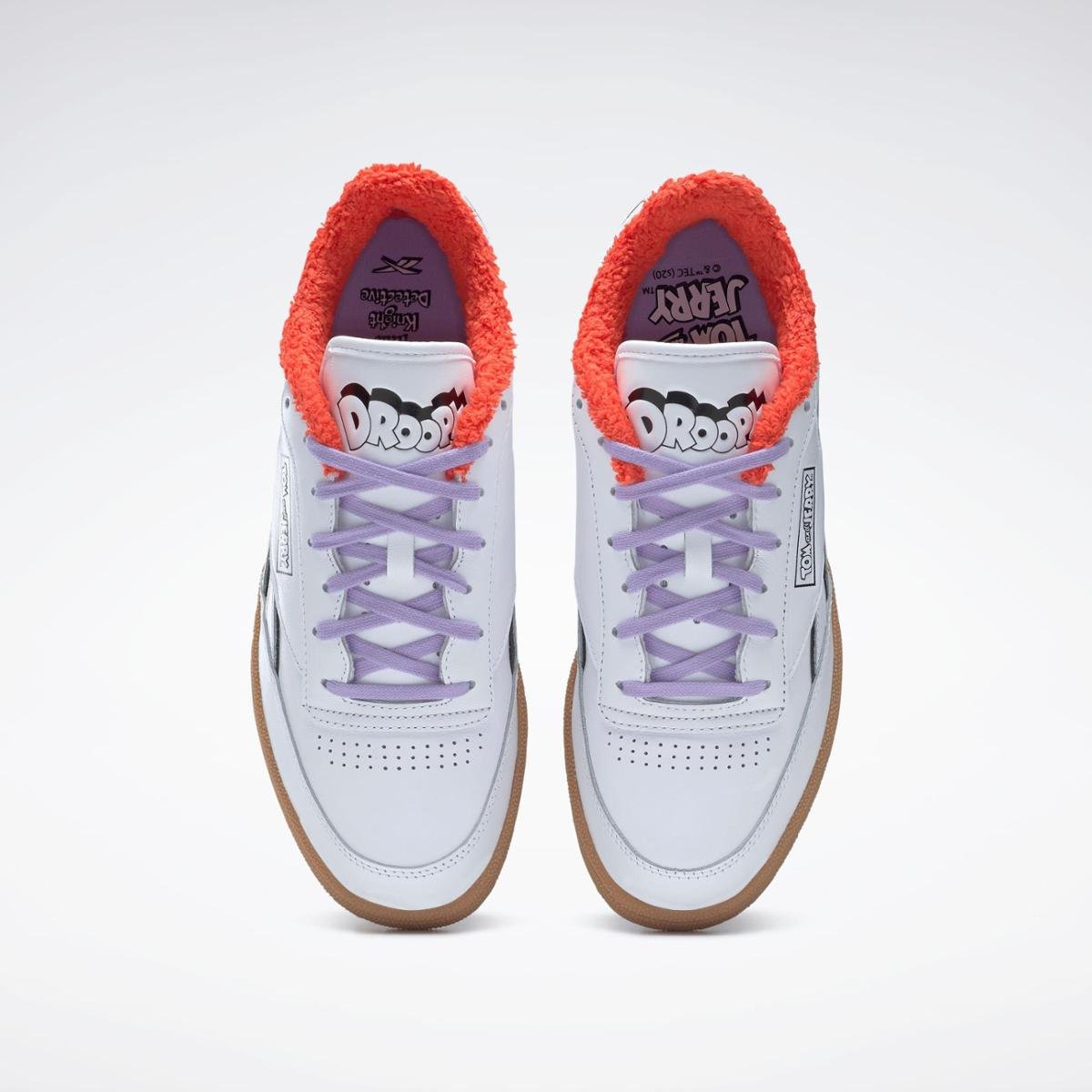 Tênis Tom e Jerry Club C Revenge Reebok Masculino - Branco | Netshoes