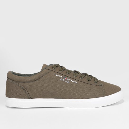 Tênis Tommy Hilfiger Harrison Masculino - Verde Militar Menor preço em Tênis Tommy Hilfiger Harrison Masculino - Verde Militar