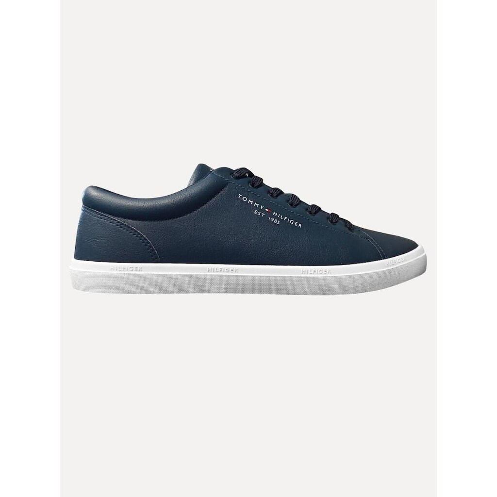 Tênis Tommy Hilfiger Masculino Couro Harrison 5D5 Azul Marinho