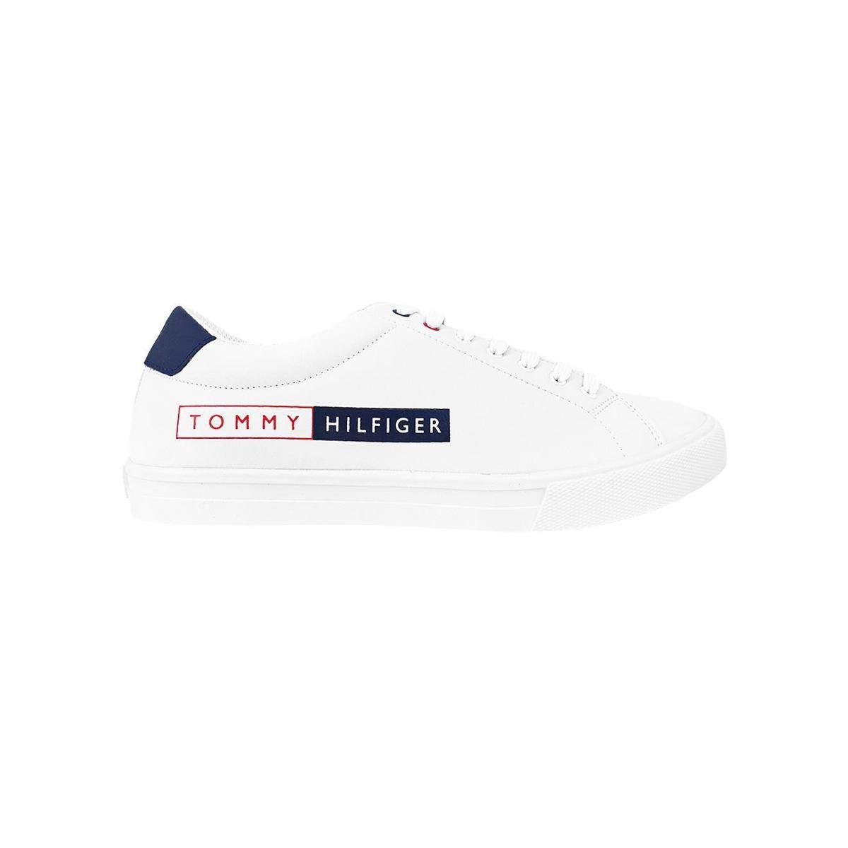 Tênis Tommy Hilfiger Masculino Couro Hockney 12Y Box Sneaker Menor preço em Tênis Tommy Hilfiger Masculino Couro Hockney 12Y Box Sneaker