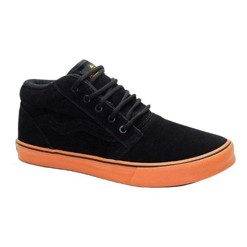 Tênis Tribal Camurça Preto/Crepe Mad Rats