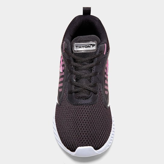 Tênis Tryon Lugano Feminino Preto+Pink Netshoes