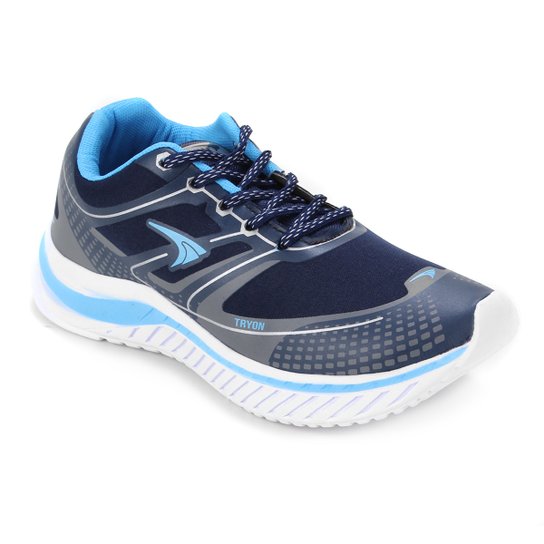 Tênis Tryon React Feminino - Marinho+Azul Menor preço em Tênis Tryon React Feminino - Marinho+Azul