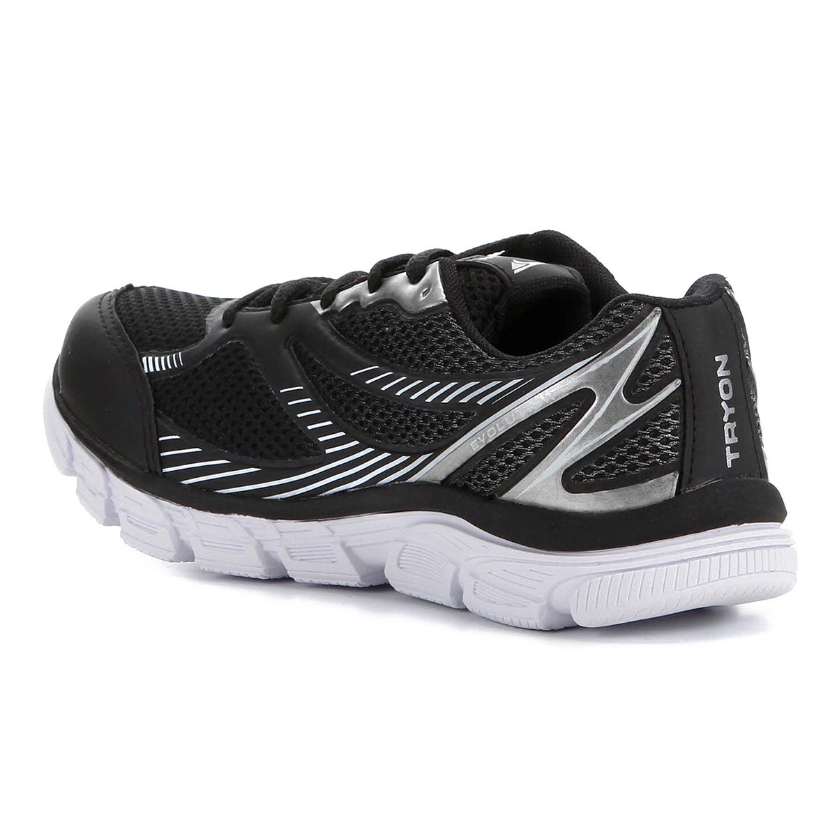 Tênis Tryon Wazn Feminino Preto+Prata Netshoes
