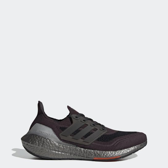 Tênis Ultraboost 21 Adidas - Cinza+Branco