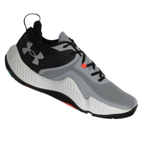 Tênis Under Armour Basket Dagger Cinza e Preto - Masculino - 40 - Cinza - Cinza Menor preço em Tênis Under Armour Basket Dagger Cinza e Preto - Masculino - 40 - Cinza - Cinza